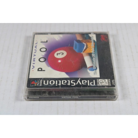 Virtual Pool (Sony Playstation 1, PS1) Authentic, Complete, Tested/works great - Picture 2 of 8